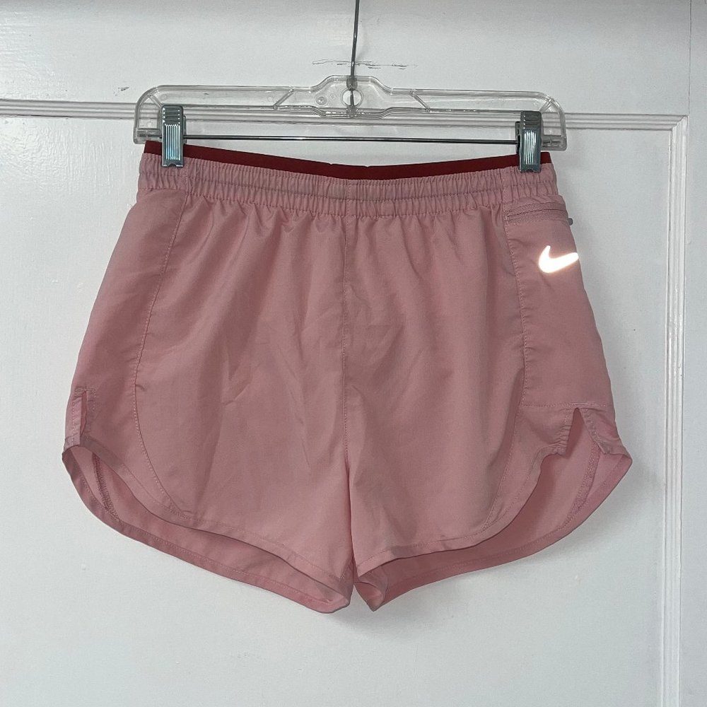 Nike DRI - FIT Running Shorts in Pink, Size Small